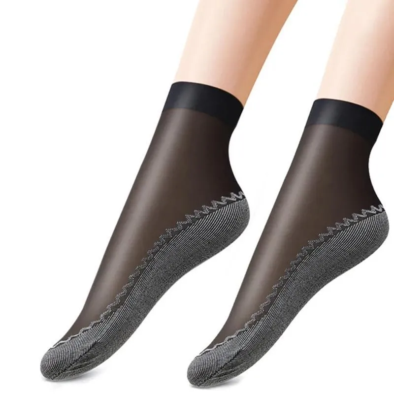 Seidige Baumwolle Anti-Rutsch Socken | Karnz