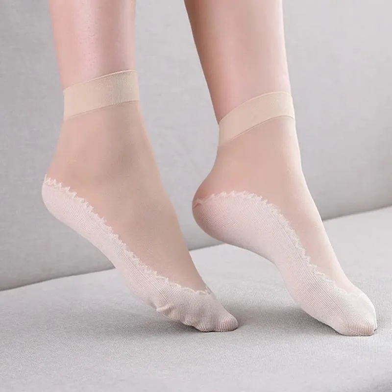 Seidige Baumwolle Anti-Rutsch Socken | Karnz