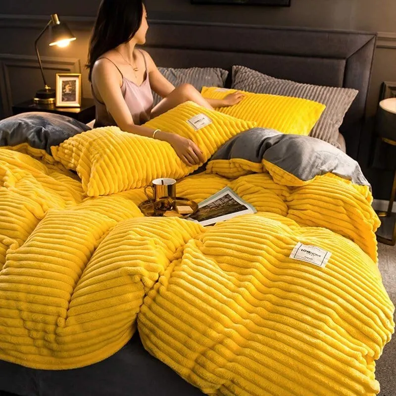 Vivolux | Ultimative Bequeme Winter Bettwäsche Kuschelige Wärme – Bettbezug 240 x 220 cm
