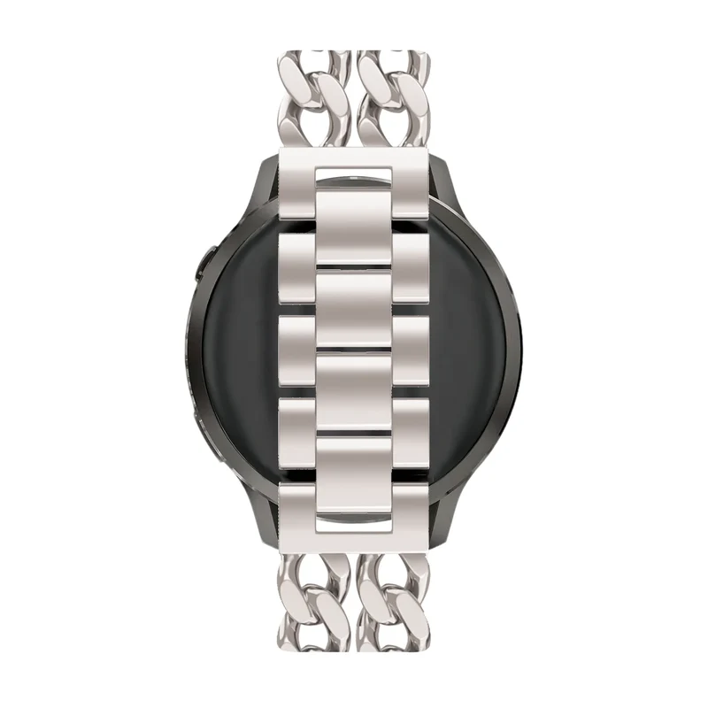 Bandz Samsung Galaxy Watch 4 Classic - 46mm Stahlarmband 'Double Chains' (Polarstern)