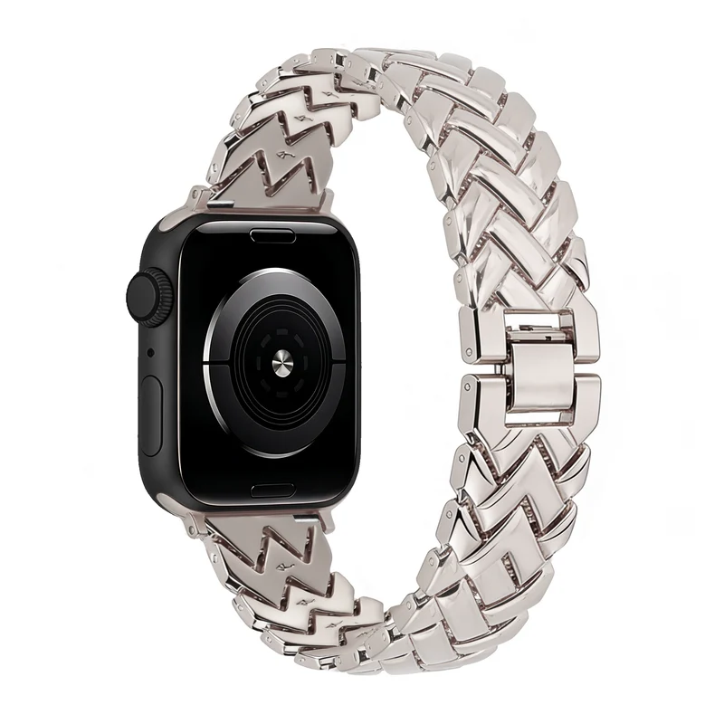 Bandz Apple Watch Metallarmband 'V-Type' (Polarstern)