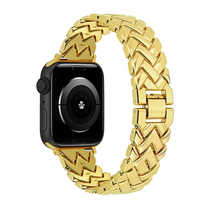 Bandz Apple Watch Metallarmband 'V-Type' (Gold)