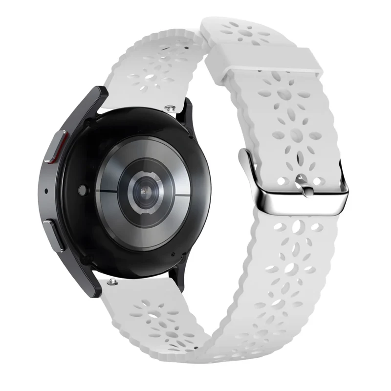 Bandz Maoo Ventura Gemustertes Silikonarmband (Weiß)