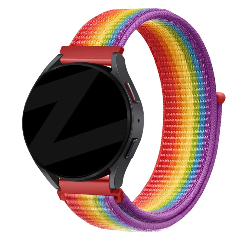 Bandz Maoo Ventura Nylon Loop Armband (Regenbogen)